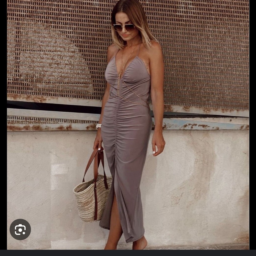 NWT Zara Ruched Dress